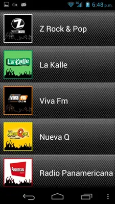 Radio android App screenshot 0